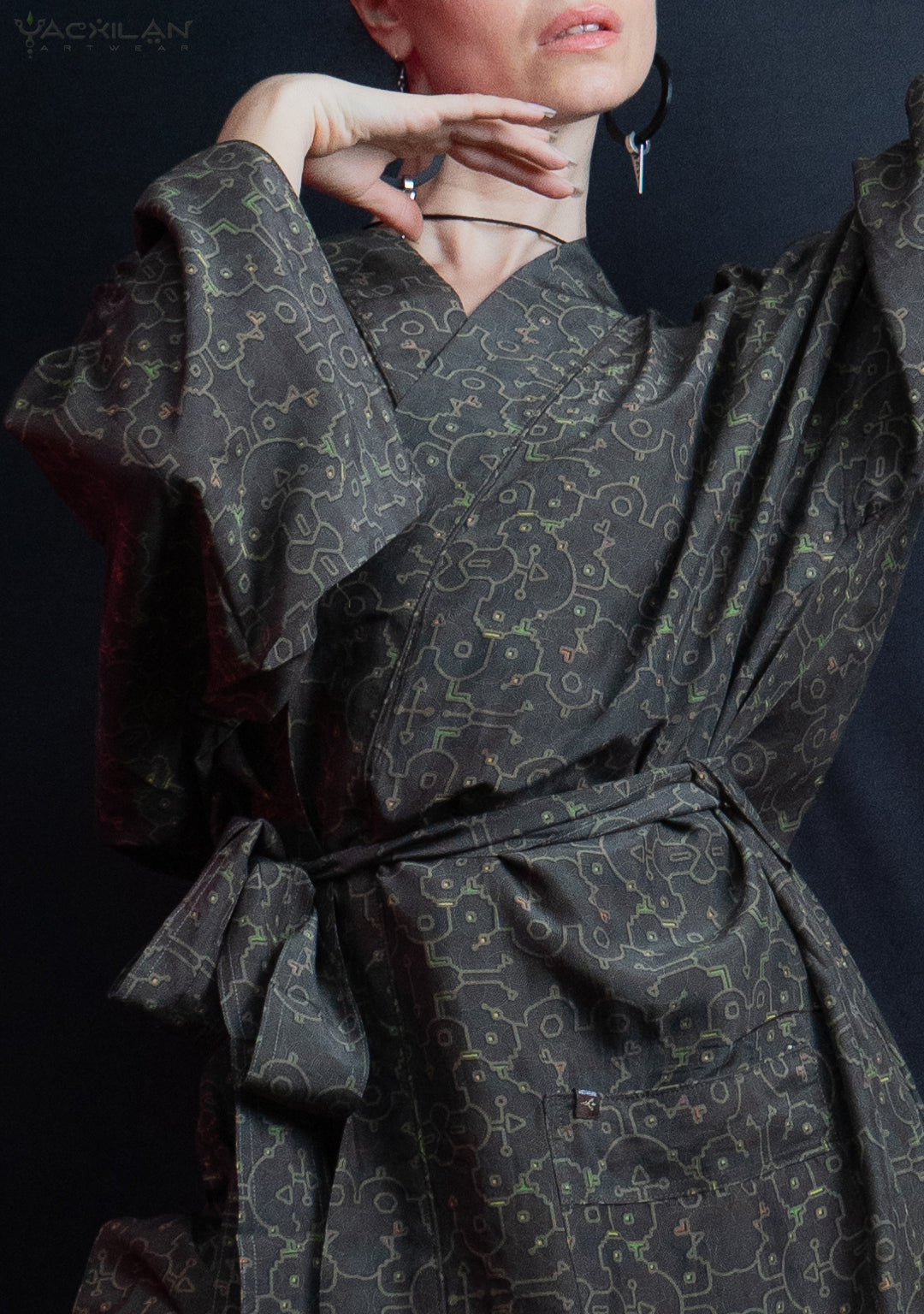 Classic Kimono / Chinese Silk - REBIRTH OF IKARO Forest